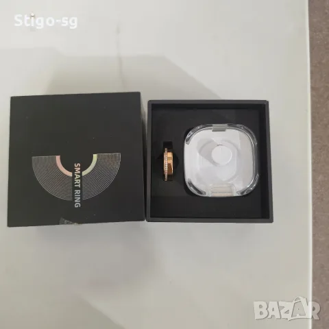 Нов Смарт Пръстен (Smart Ring) с кутия за зареждане – Златист / Розово злато