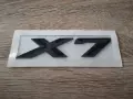 черна емблема лого BMW X7, снимка 1