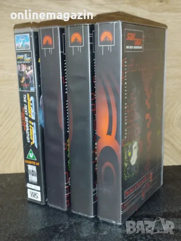 Видеокасети " STAR TREK " VHS, снимка 3 - Други жанрове - 56628703