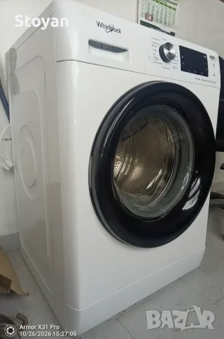 Пералня whirlpool 9 кг, снимка 3 - Перални - 56658191