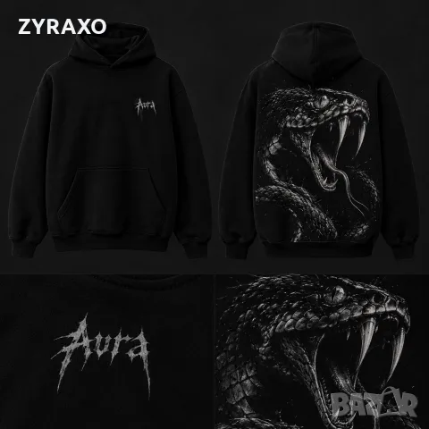 AURA Oversized Суичъри, снимка 3 - Суичъри - 56573350