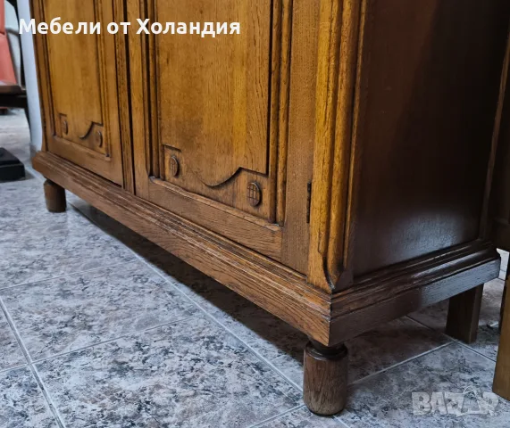 Среден дъбов шкаф, снимка 5 - Шкафове - 56610728