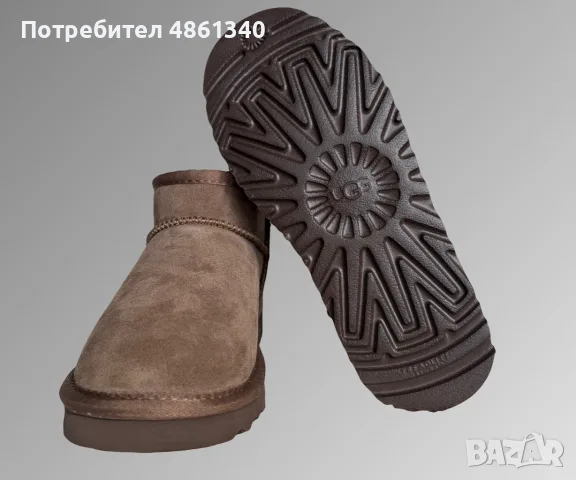 UGG ботуши шоколад 36, снимка 3 - Дамски боти - 56611039