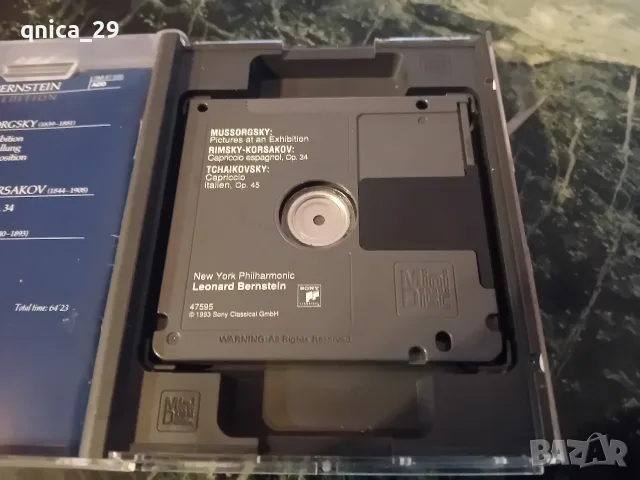 Оригинален Minidisc Leonard Bernstein, снимка 4 - Декове - 56696950