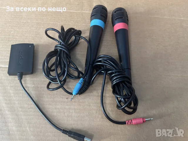 SONY SingStar Karaoke за PlayStation , Комплект микрофони singstar за PS2