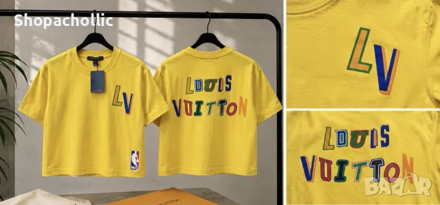 Дамска блуза с къс ръкав LV x NBA