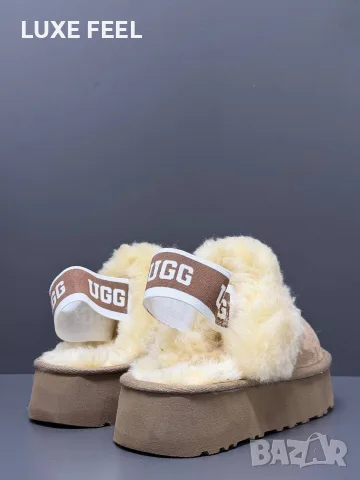 UGG ✨Дамски Чехли с Пух, снимка 4 - Дамски ежедневни обувки - 56587371