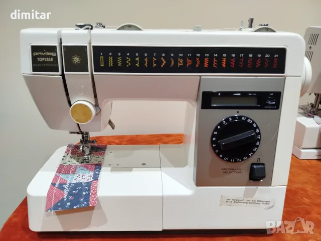Шевна машина PRIVILEG TOPSTAR ELECTRONIC - 21 програми, снимка 9 - Шевни машини - 56680443