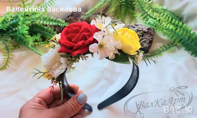Диадема с цветя