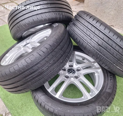 Продавам 4бр 16-ки джанти с летни гуми Фулда за Фолксваген Голф, Туран, Кади,Пасат 