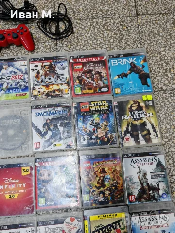 комплект конзола PS3 с 45 игри , снимка 4 - PlayStation конзоли - 56606713