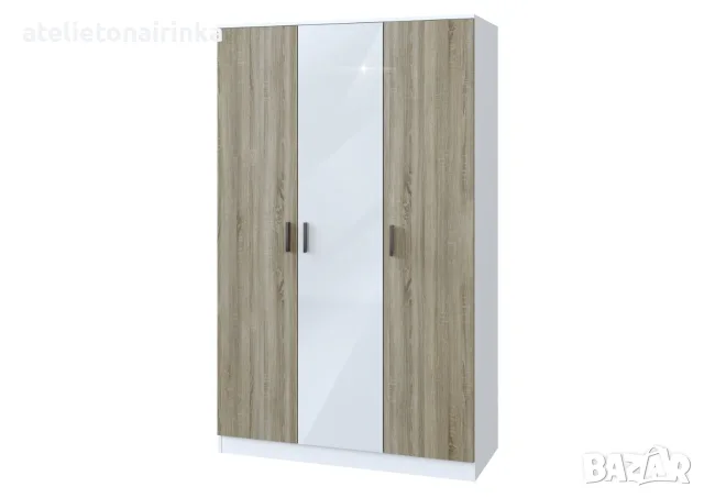 Трикрил гардероб Хай 3, снимка 2 - Гардероби - 29590490