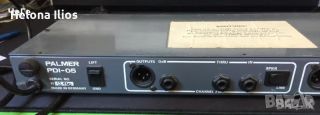 Palmer PDI-05 Speaker Simulator, снимка 5 - Китари - 56677501