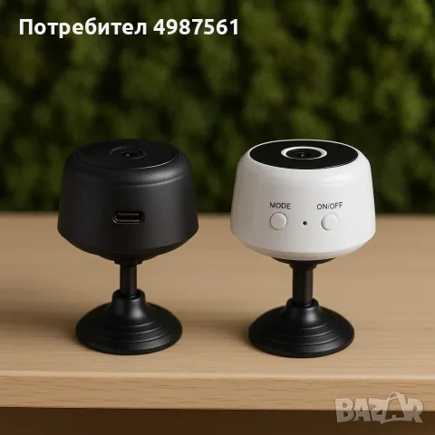 Мини Wi-Fi камера 1080P с нощно виждане и магнитна стойка