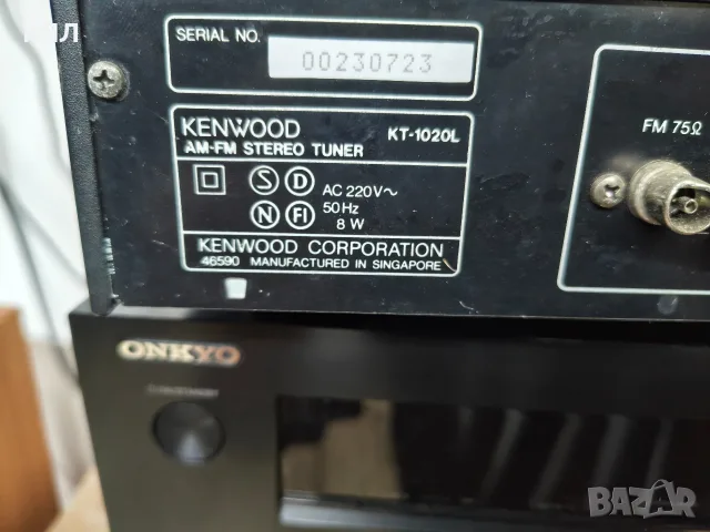 Тунер KENWOOD KT-1020, снимка 6 - Ресийвъри, усилватели, смесителни пултове - 56700157