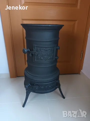 Чугунена печка на дърва 