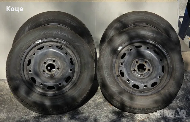 Всесезонни гуми с джанти 185/60/14 с джанти 5х100 VW 