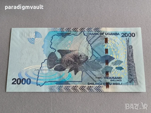 Банкнота - Уганда - 2000 шилинга UNC | 2021г., снимка 2 - Нумизматика и бонистика - 56740597