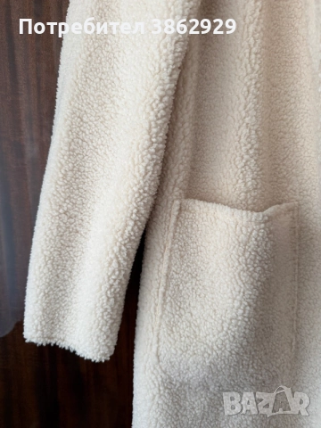 Teddy coat - пухкаво палто, снимка 4 - Палта, манта - 56563496