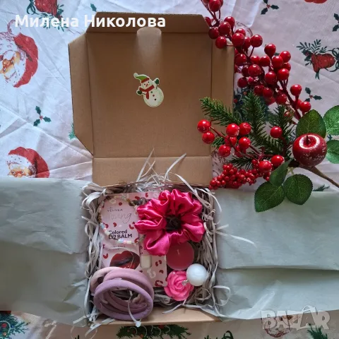 Подаръчна кутия подарък за жена Коледа, снимка 8 - Подаръци за жени - 55588107