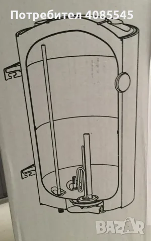 Хоризонтален бойлер Tedan Standard NB enamel EWH 80, снимка 4 - Бойлери - 56745993