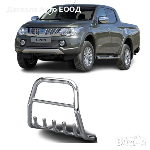 Преден ролбар за Митсубиши MITSUBISHI L200 2015-2019г., Ø60, RHINO