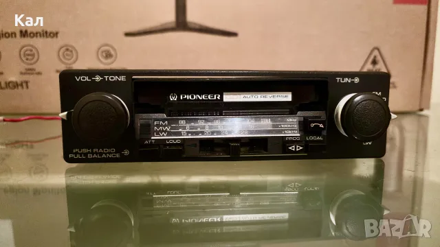 Pioneer ретро радио касетофон