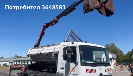 🚛 САМОСВАЛ + КРАН | РУСЕ И РАЙОНА
