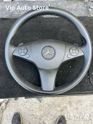Трилъчев волан Mercedes C-Class W204 – комплект, реални снимки