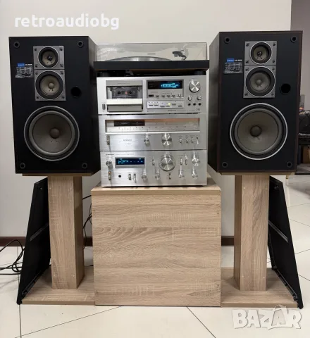 🔈ТОП ретро сет PIONEER усилвател SA-7800, тунер TX-7800, дек CT-F850, грамофон PL-512X + колони🔈