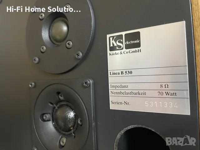KS Kücke & Co Linea B530 - Germany - 1980, снимка 17 - Тонколони - 56713955