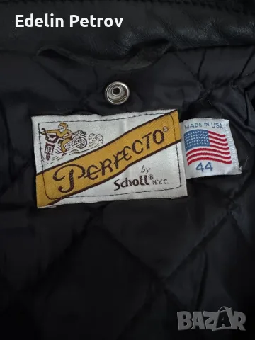 Schott Perfecto 618, 44 (XL), кожено яке, снимка 10 - Якета - 56607367