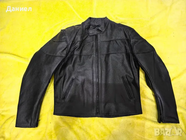 Ново кожено мъжко мото яке Unbranded размер XL/ 2XL