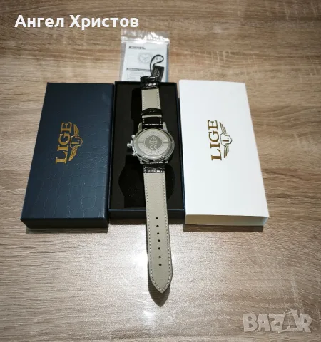 Часовник LIGE Хронограф - Чисто Нов, снимка 4 - Мъжки - 56578894