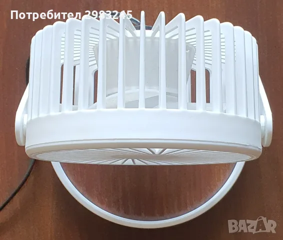 Настолен вентилатор с USB кабел , снимка 4 - Вентилатори - 56665173