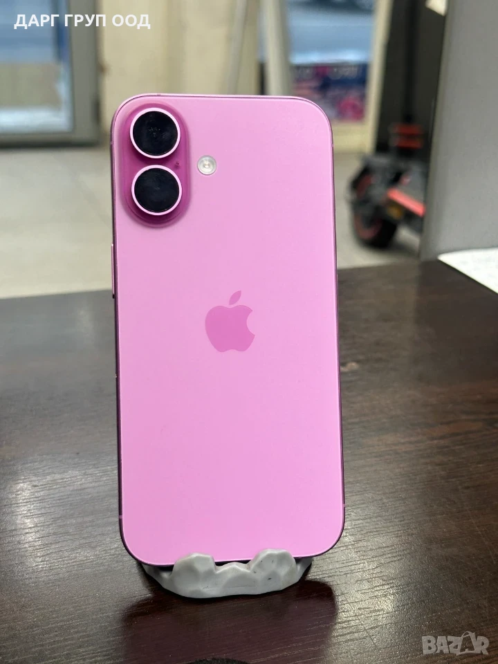 97 цикъла Iphone 16 128GB Pink, снимка 1