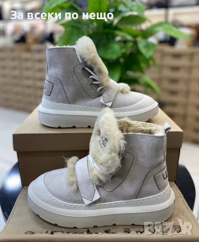 UGG Луксозни Дамски Зимни Боти С Пух И Дебела Подметка - Различни Цветове Код SEM-1137 