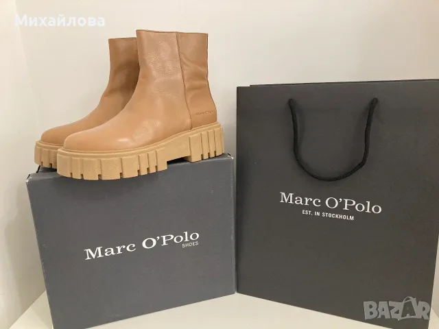 Нови, кожени боти на Marc O'Polo, размер 40, бежови