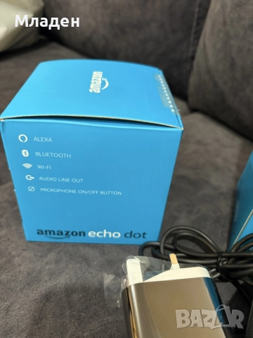 Тонколонка Alexa Echo Dot 3rd Generation, снимка 5 - Bluetooth тонколони - 56683837