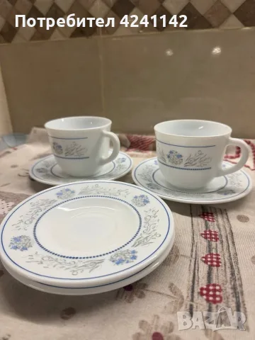Бял сервиз за кафе, снимка 3 - Сервизи - 56727874