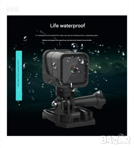 Екшън камера HD, снимка 7 - Друга електроника - 56600974