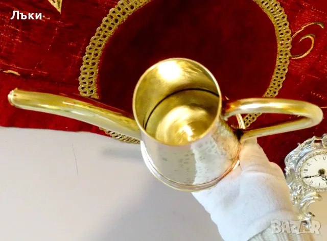 Месингов чайник,кана Mecap Belgium. , снимка 2 - Антикварни и старинни предмети - 56627072