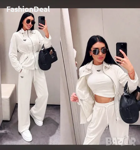 Фантастичен дамски екип3 части Prada, снимка 4 - Спортни екипи - 56553436