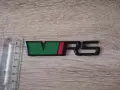 Skoda VRS емблеми зелено с черно, снимка 3