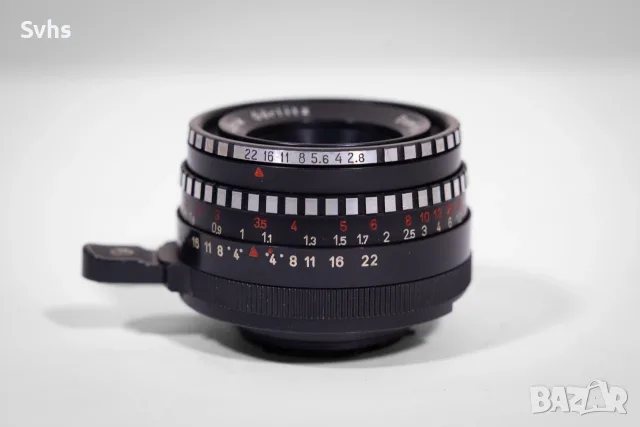 Обектив Meyer-Optik Görlitz Domiplan 50mm f/2.8, снимка 3 - Обективи и филтри - 56686218