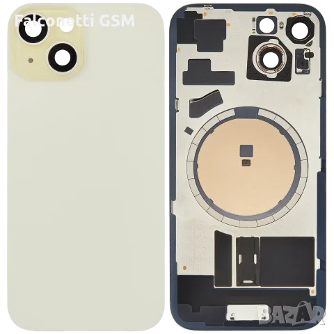Заден капак за iPhone 15 – Оборудван AAA+ – Жълт