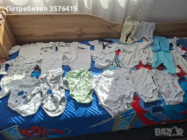 Лот от бебешки бодита  50 -56 рр, снимка 2 - Комплекти за бебе - 56582683