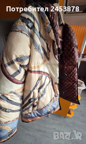 Дамско зимно яке Louis Vuitton , снимка 5 - Якета - 56598210