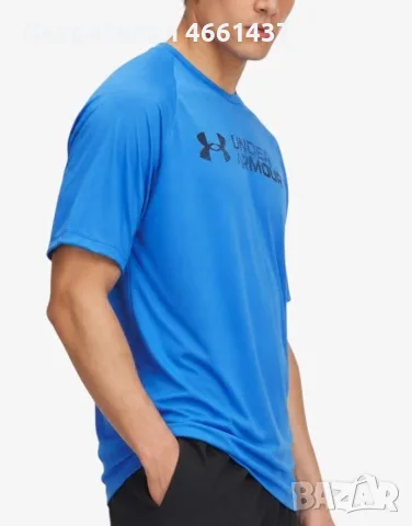 UNDER ARMOUR Tech Reflective SS Blue

, снимка 3 - Спортни дрехи, екипи - 56730659