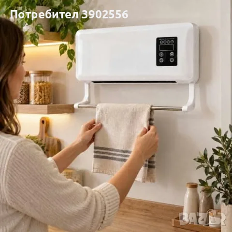 електрическата стена печка , снимка 3 - Отоплителни печки - 56604910